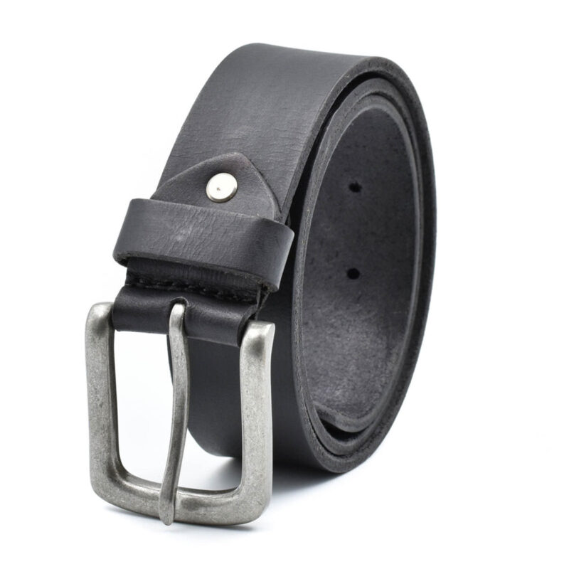 Black Leather Belt Mens