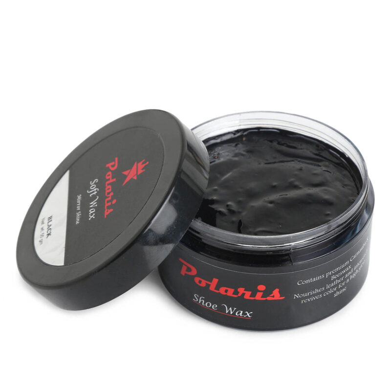 black shoe polish