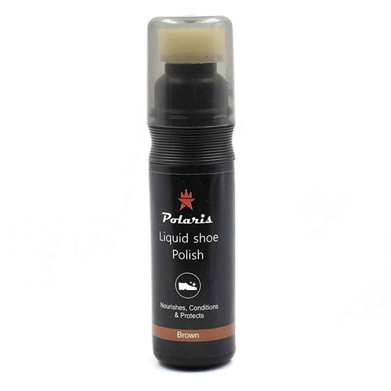 Brown Liquid Shoe Polish for Instant Shine